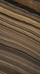 Fototapeta premium Detailed natural layers of ancient multicolored sedimentary rock showing stratification, erosion, and deep geological history ,pattern ,crust ,texture
