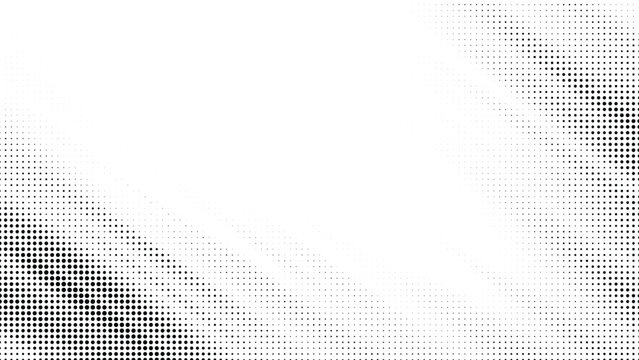 corner halftone dotted gradient abstract frame background graphic bold