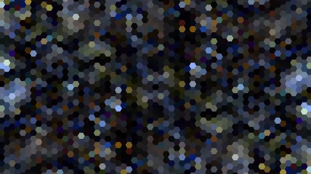 interlocking colored geometric shapes changing abstract motion background, mosaic pattern, commonly used for digital signage, VJ loops, and web design textures