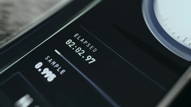 Digital timer displaying Elapsed time
