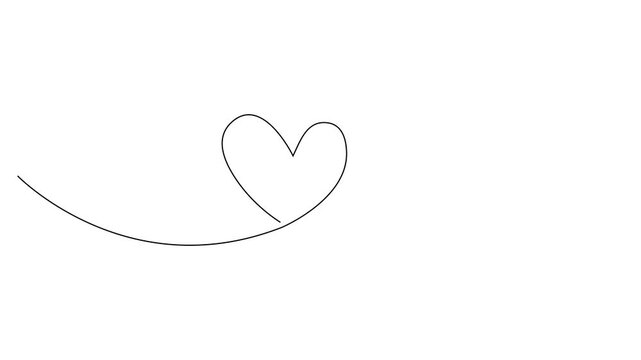 Curved Line on White Background abstract simple