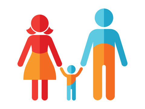 Unique and clean Family icons set  