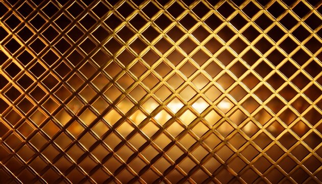 luxurious golden lattice pattern with glowing background perfect for elegant designs and high end projects