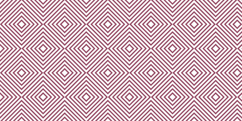 Fototapeta premium seamless pattern with square pink overlap swirl fabric vector overlapping ornament textile background.