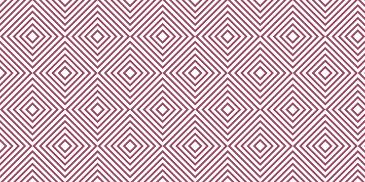 seamless pattern with square pink overlap swirl fabric vector overlapping ornament textile background.