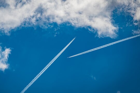 airplane in the sky