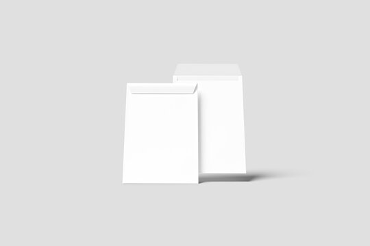 Blank C4 Envelope Mockup - 3D