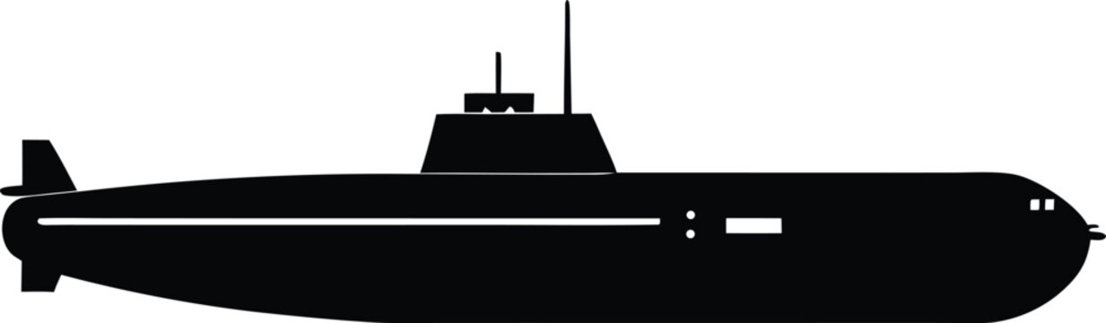 Silhouette design of borei class ballistic missile system submarine