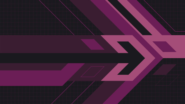 Abstract neon arrow technology futuristic background