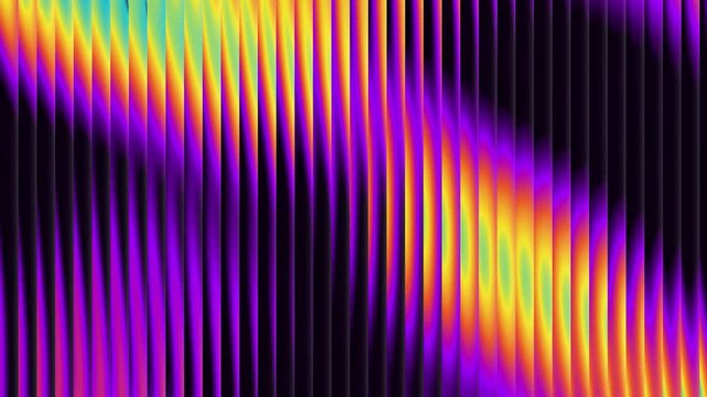 Color Spectrum Stripes: A vibrant abstract composition of vertical stripes in a dynamic spectrum of colors, evoking movement and visual interest.