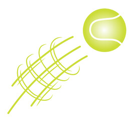 Tennis ball hitting speed © Sutar