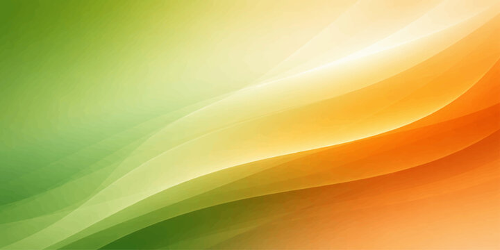Abstract bright orange and colorful background with flowing golden wave lines, a vector illustration of light, energy, and summer motion