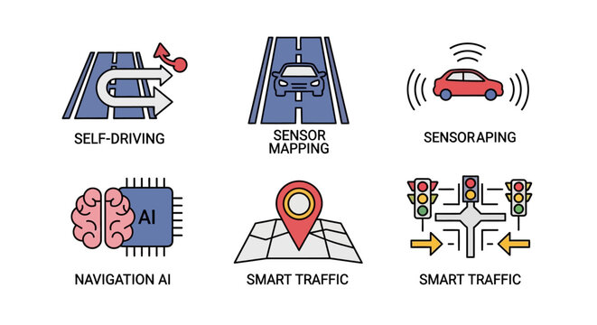 Autonomous vehicle technology navigation system.