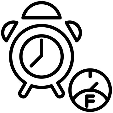 Overtime Outline Icon