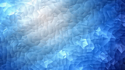 Abstract Blue Low Poly Geometric Background for Modern Digital Technology and Creative Design Projects ©  Solid Pixels