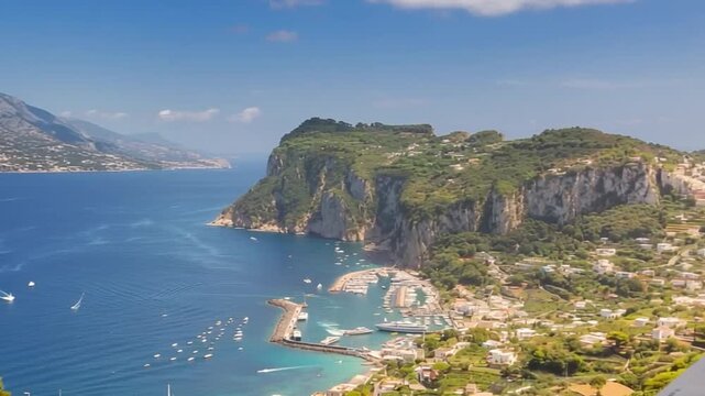 Amalfi Coast, Mediterranean Sea, Italy.