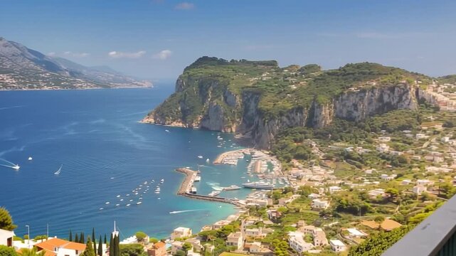 Amalfi Coast, Mediterranean Sea, Italy.