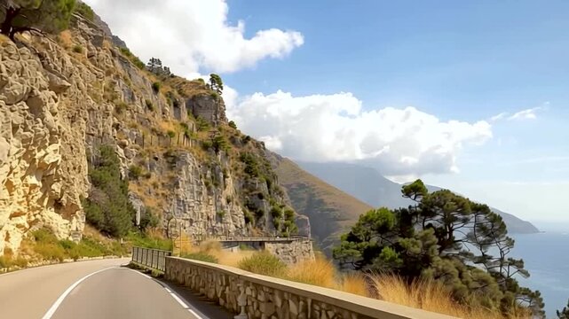 Amalfi Coast, Mediterranean Sea, Italy.