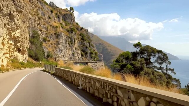 Amalfi Coast, Mediterranean Sea, Italy.
