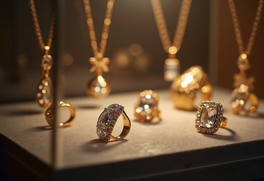 Chic Jewelry Accessory Advert Stand Eye-Catching Artistic Prominence Display