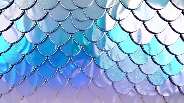 iridescent blue and purple mermaid scales pattern texture background