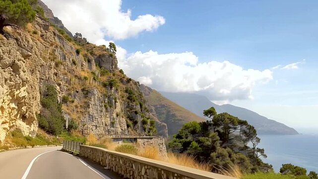 Amalfi Coast, Mediterranean Sea, Italy.