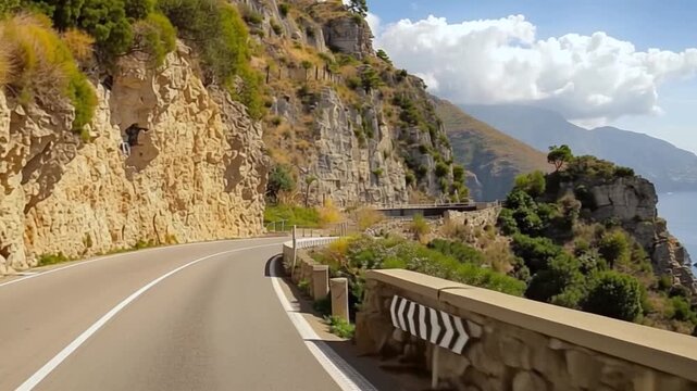 Amalfi Coast, Mediterranean Sea, Italy.