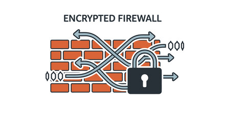 Encrypted digital security padlock system. © Bams