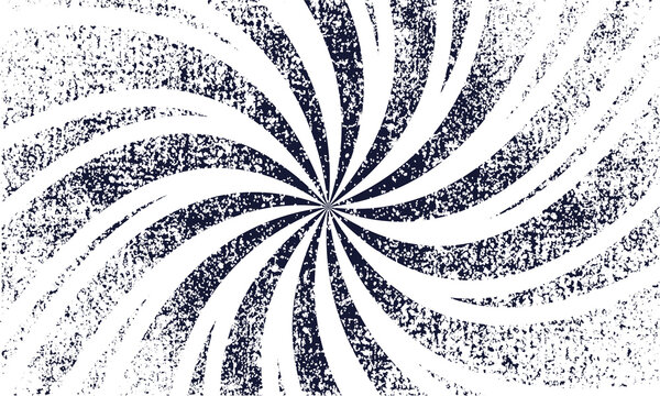 Distressed Sunburst Swirl Background