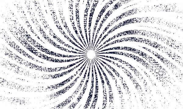 Distressed Sunburst Swirl Background