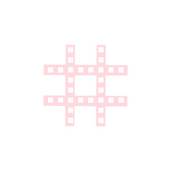 Obraz premium Pink Check Hash