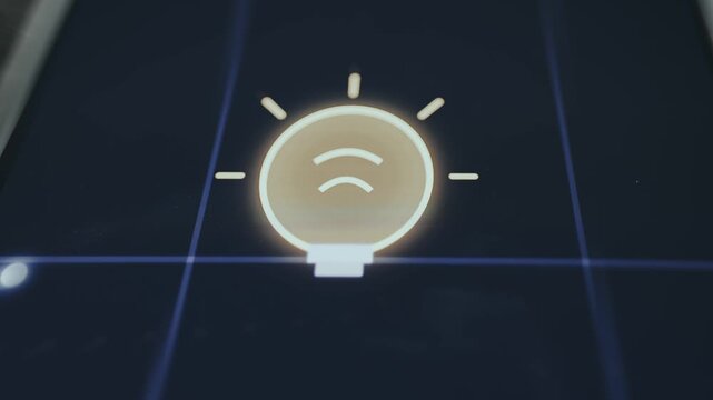 Smart home sensor icon representing connectivity