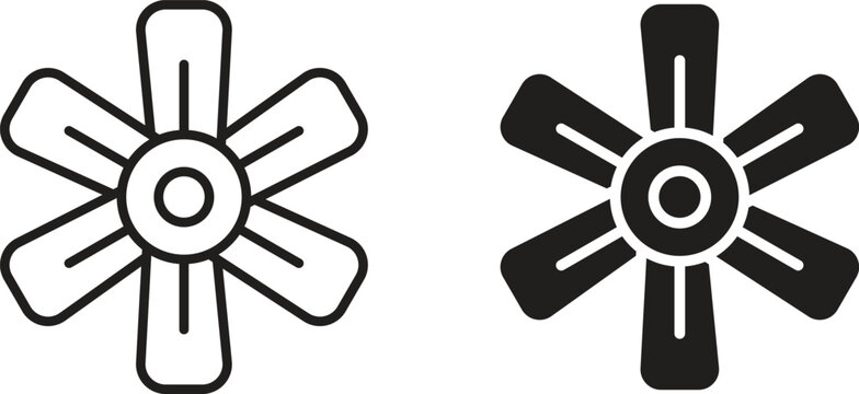 Hypericum icon collection. Minimal icon and symbol
