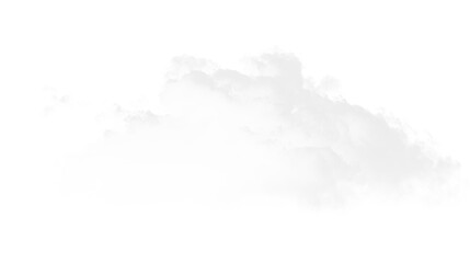 Clouds drifting in a clear sky with a transparent background creating an illusion of lightness and airiness © Liubov