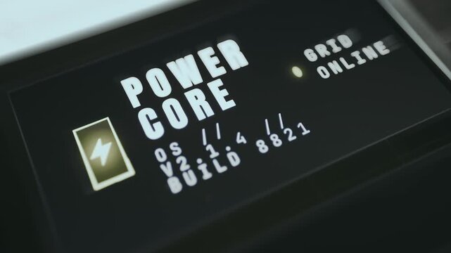 Power Core status, system currently is online