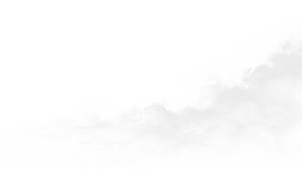 Clouds drift slowly in the sky, creating a soft texture against the empty background © Liubov