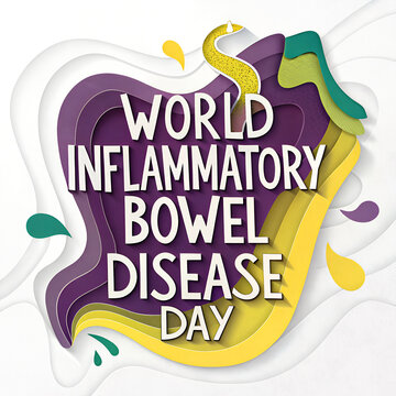 Inflammatory bowel disease day paper cut.