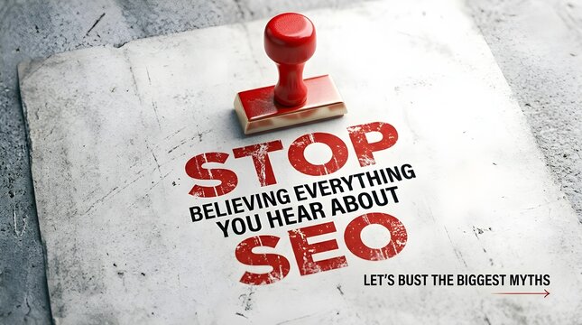 Stop believing everything you hear about seo myths on paper