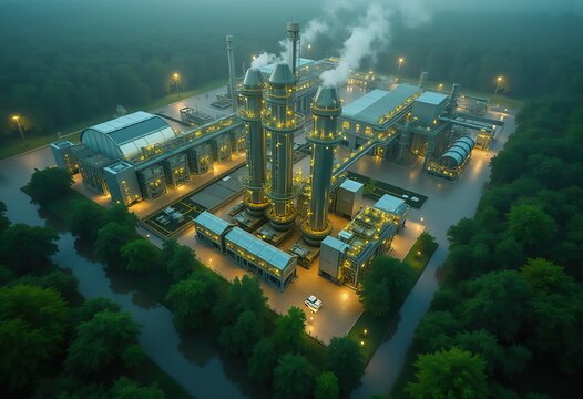 Renewable Biomass Plant Fuel Production Analysis Industrial Process Green Chemistry