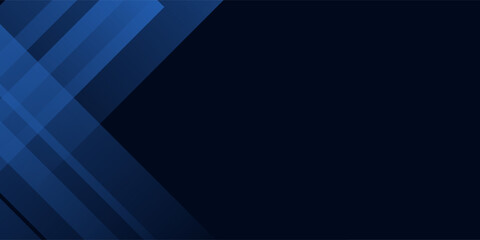 Obraz premium Blue black abstract background geometry shine and layer element vector for presentation design. Suit for business, corporate, institution, party, festive, seminar, and talks