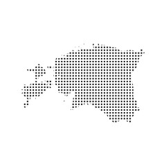 Fototapeta premium estonia map pixel art Suitable for posters and web icons