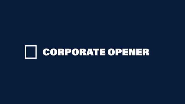 Corporate Opener Text
