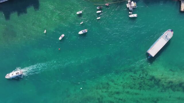 Luxury Neighborhood in Istanbul, Bebek Beach and Bebek Marina Drone Video, Besiktas Istanbul, Turkiye (Turkey)