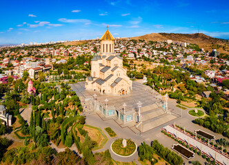 Holy Trinity Cathedral in Tbilisi, Georgia © saiko3p