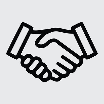 Handshake icon symbolizing partnership and agreement