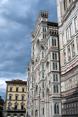 Fototapeta premium Cathedral facade of Santa Maria del Fiore, Florence
