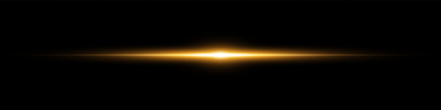 Bright horizontal beam of light on black background. Glowing laser effect creating futuristic and sci-fi aesthetics.
Suitable for technology, energy, speed and digital design themes.
