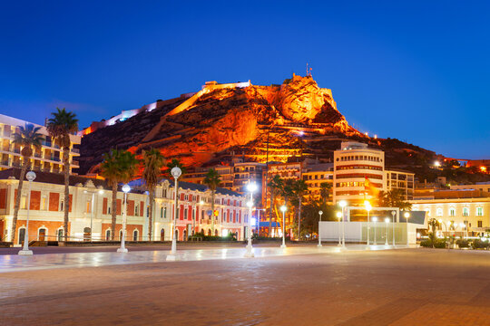 Santa Barbara Castle in Alicante, Spain