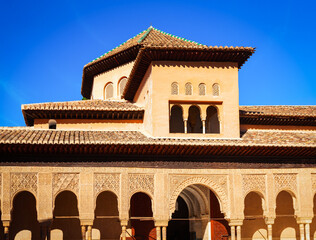 Obraz premium Lions Palace at Court of Lions, Alhambra Fortress
