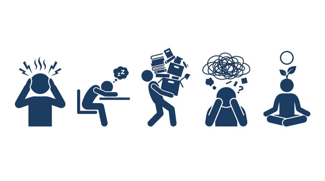 Stress to Serenity: Icons of Mental Health, Burnout, and Mindfulness